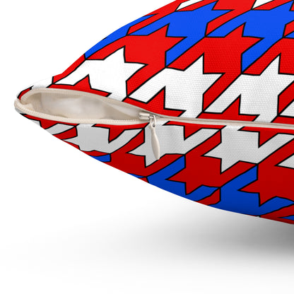 Puerto Rico Retro Houndstooth Cushion Pillow