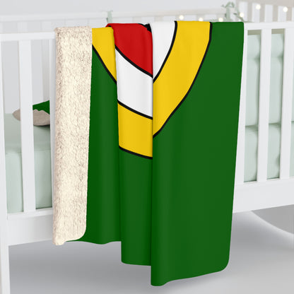 Zimbabwe Retro Target Blanket Throw