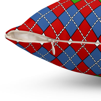 Namibia Retro Argyle Cushion Pillow