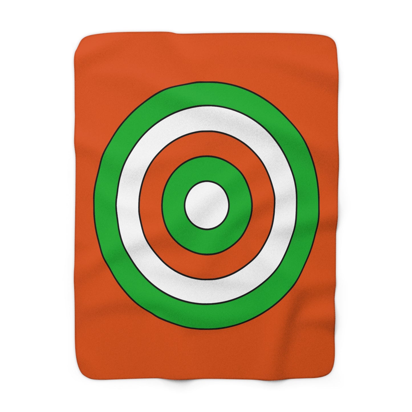 Niger Retro Target Blanket Throw