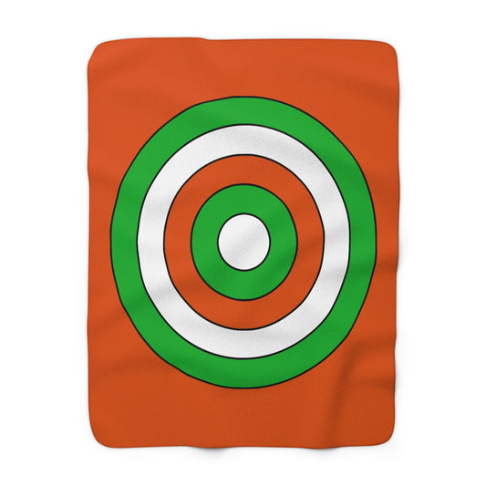 Niger Retro Target Blanket Throw