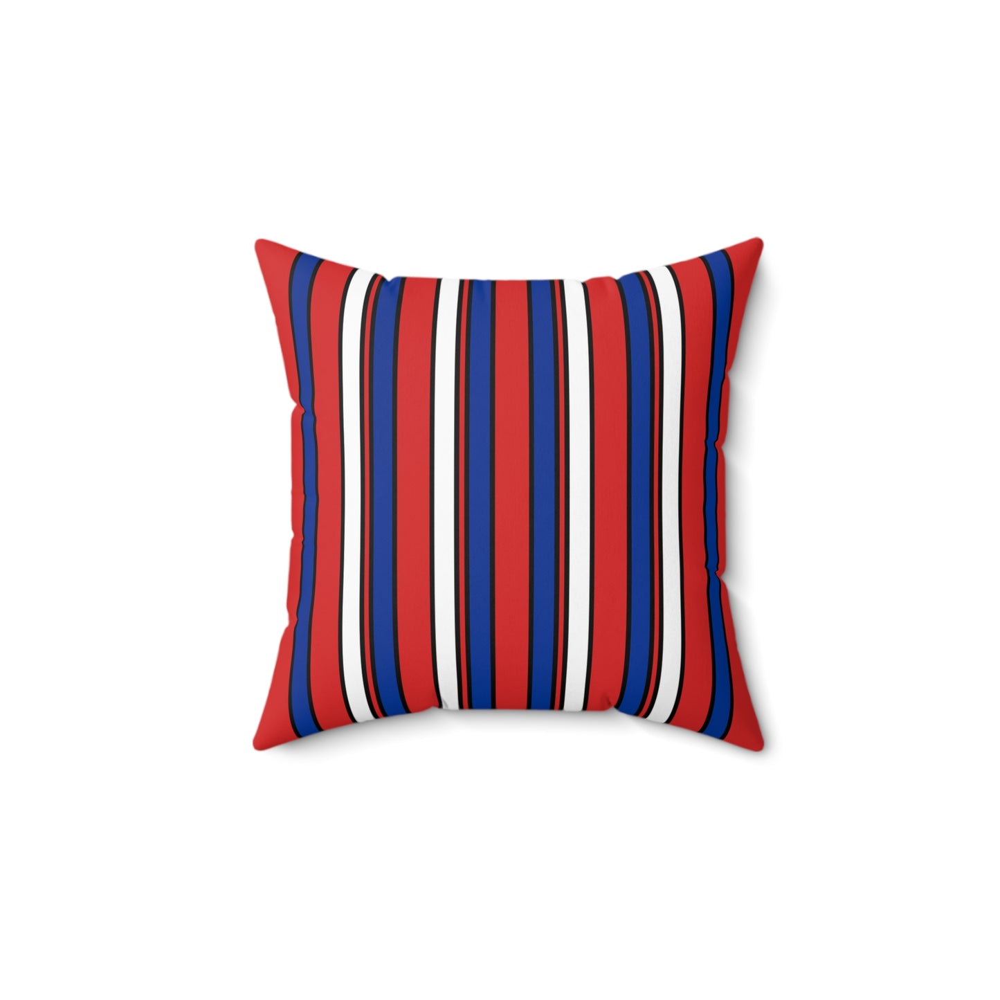 Bouvet Island Retro Stripes Cushion Pillow