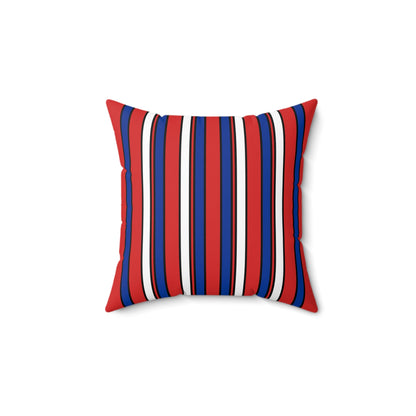 Bouvet Island Retro Stripes Cushion Pillow