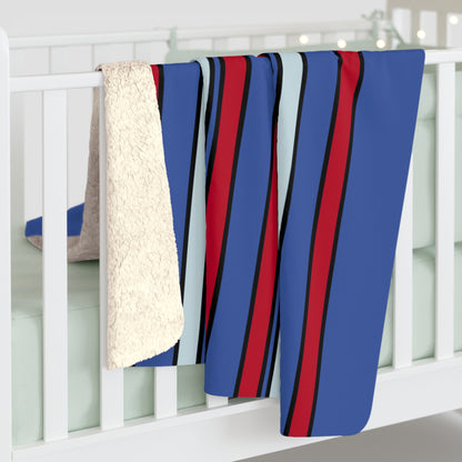 Guam Retro Stripes Blanket Throw