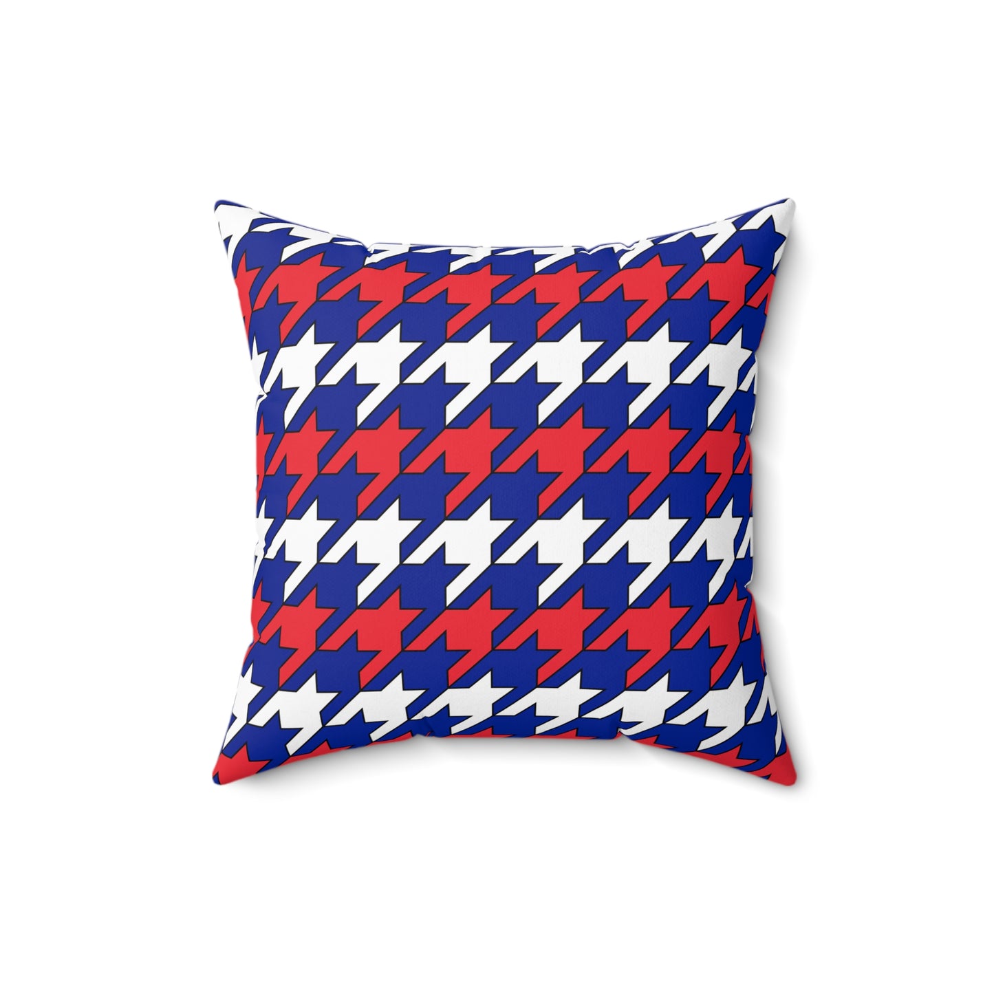 French Southern Territories Retro Houndstooth Cushion Pillow
