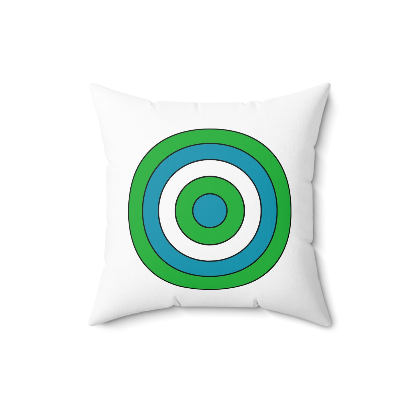 Uzbekistan Retro Target Cushion Pillow