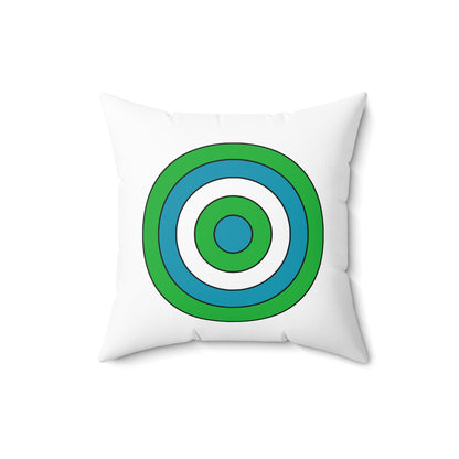 Uzbekistan Retro Target Cushion Pillow