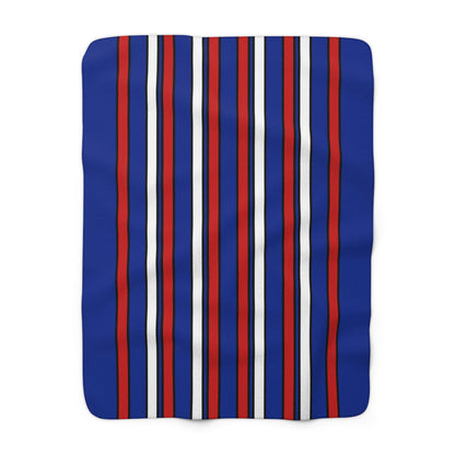 Cuba Retro Stripes Blanket Throw