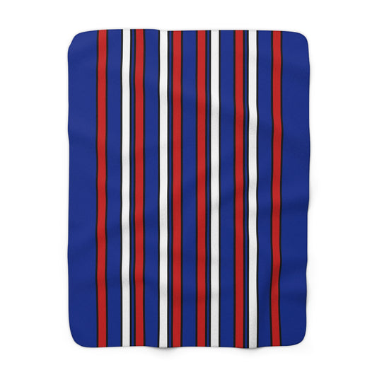Cuba Retro Stripes Blanket Throw