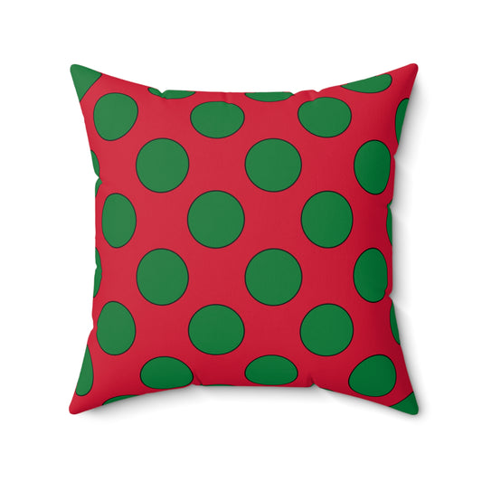 Maldives Retro Polka Dots Cushion Pillow