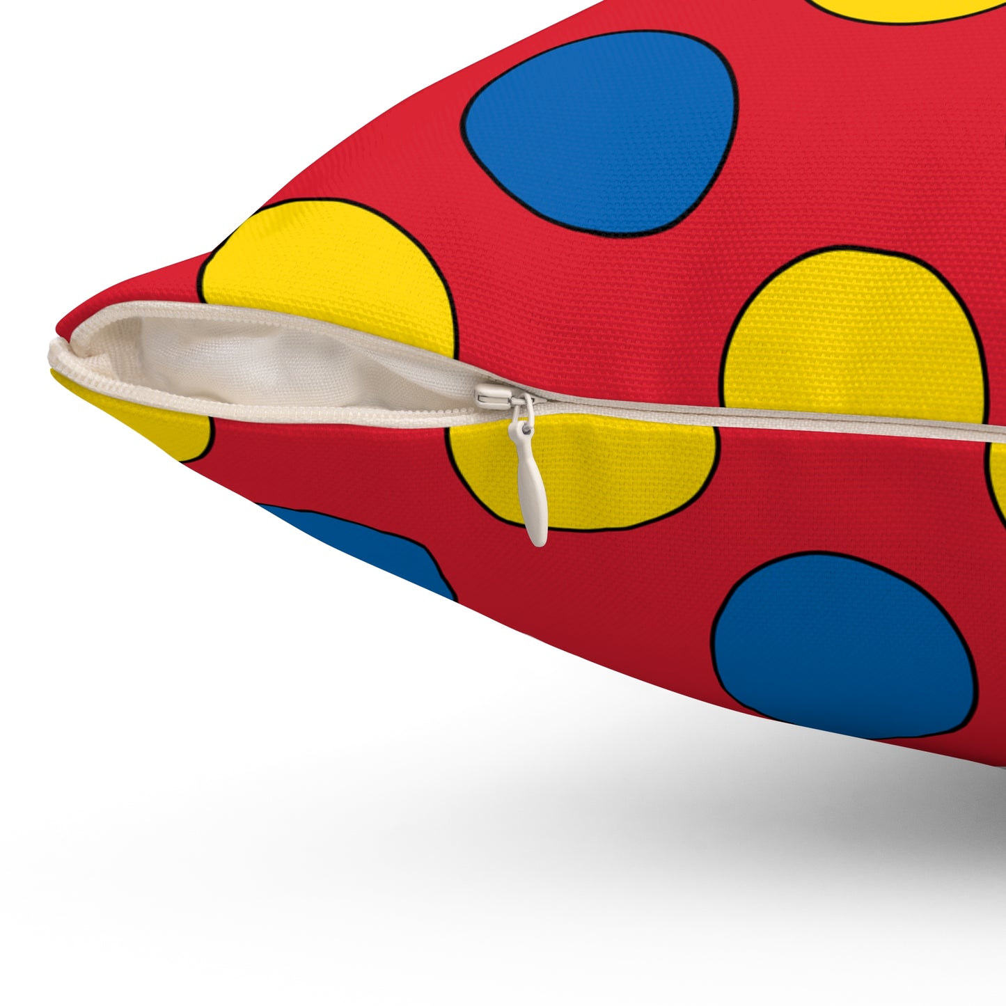 Mongolia Retro Polka Dots Cushion Pillow
