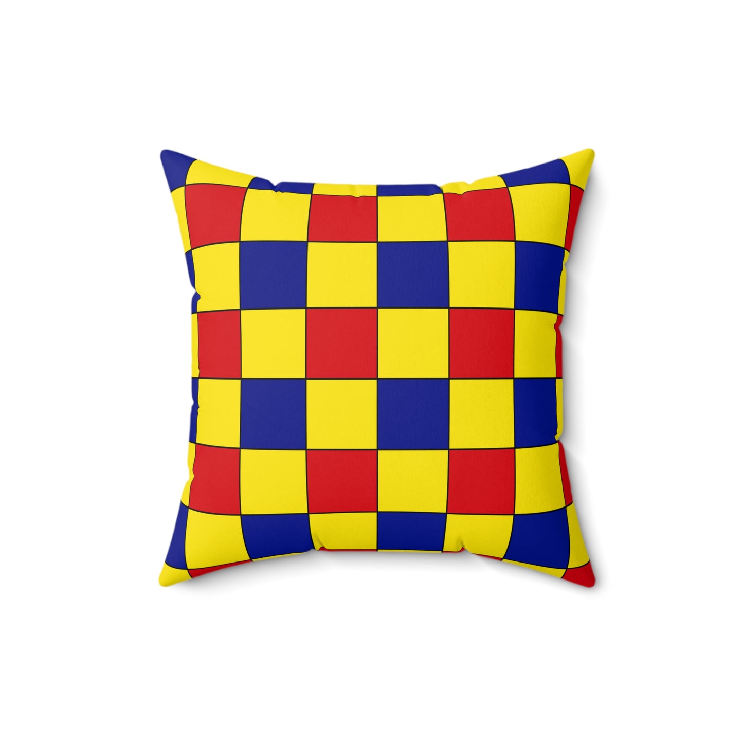 Colombia Retro Check Cushion Pillow