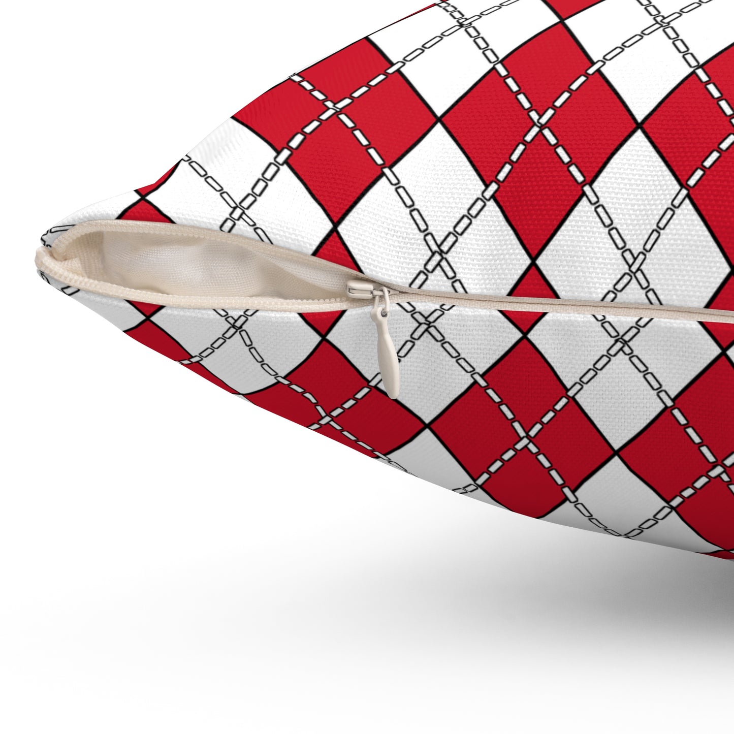 Jersey Retro Argyle Cushion Pillow