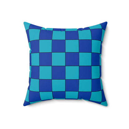 Pacific Islands Retro Check Cushion Pillow