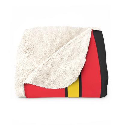 Belgium Retro Stripes Blanket Throw