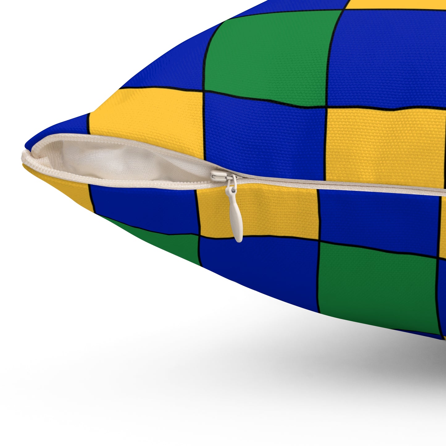 Christmas Island Retro Check Cushion Pillow