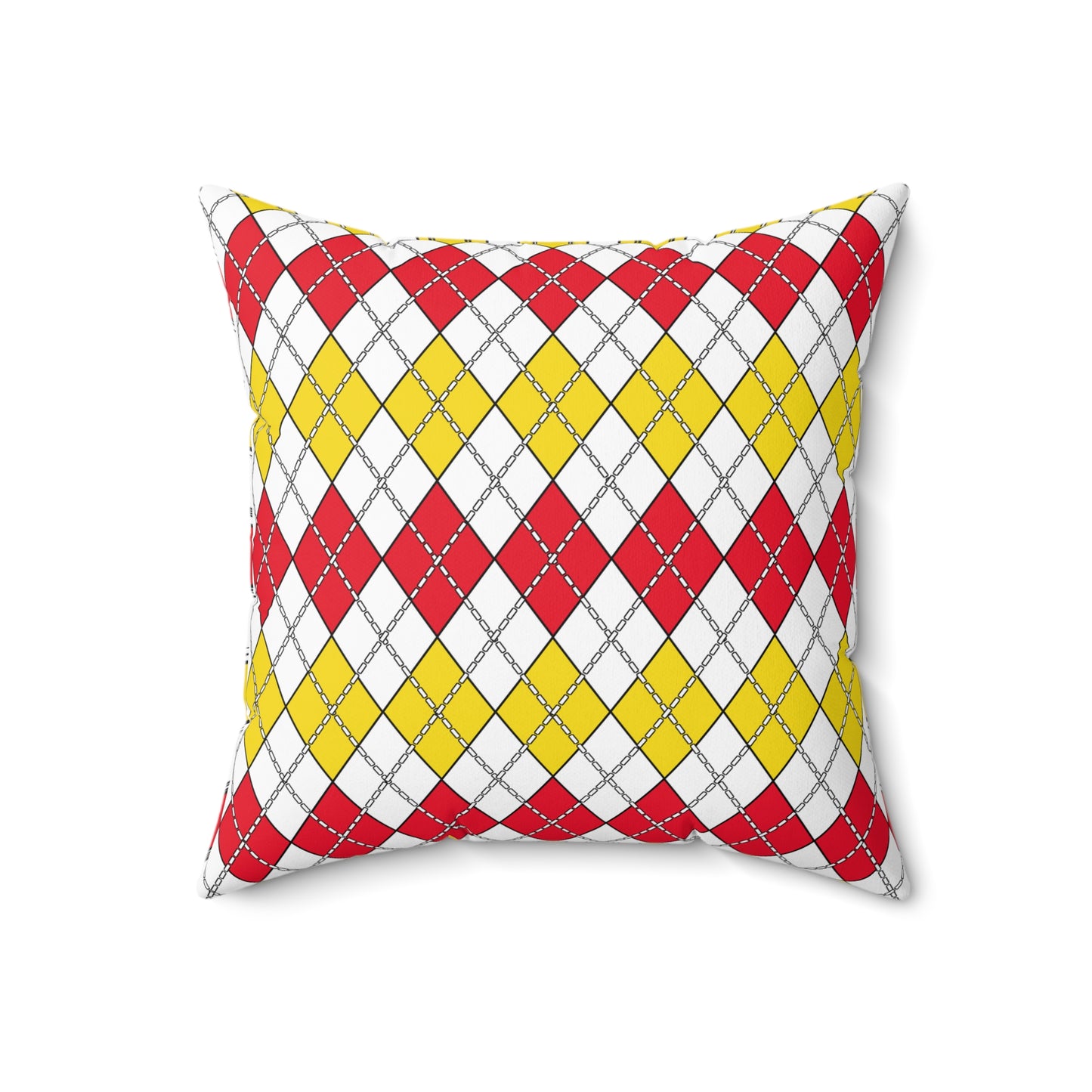 Guernsey Retro Argyle Cushion Pillow