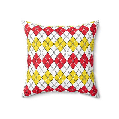 Guernsey Retro Argyle Cushion Pillow