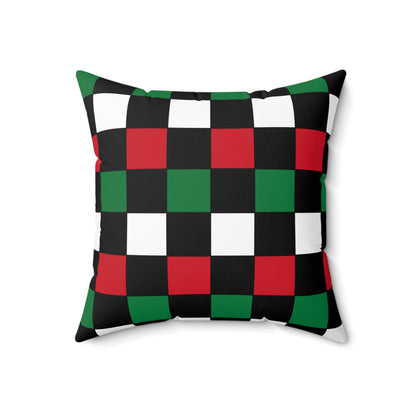Syria Retro Check Cushion Pillow