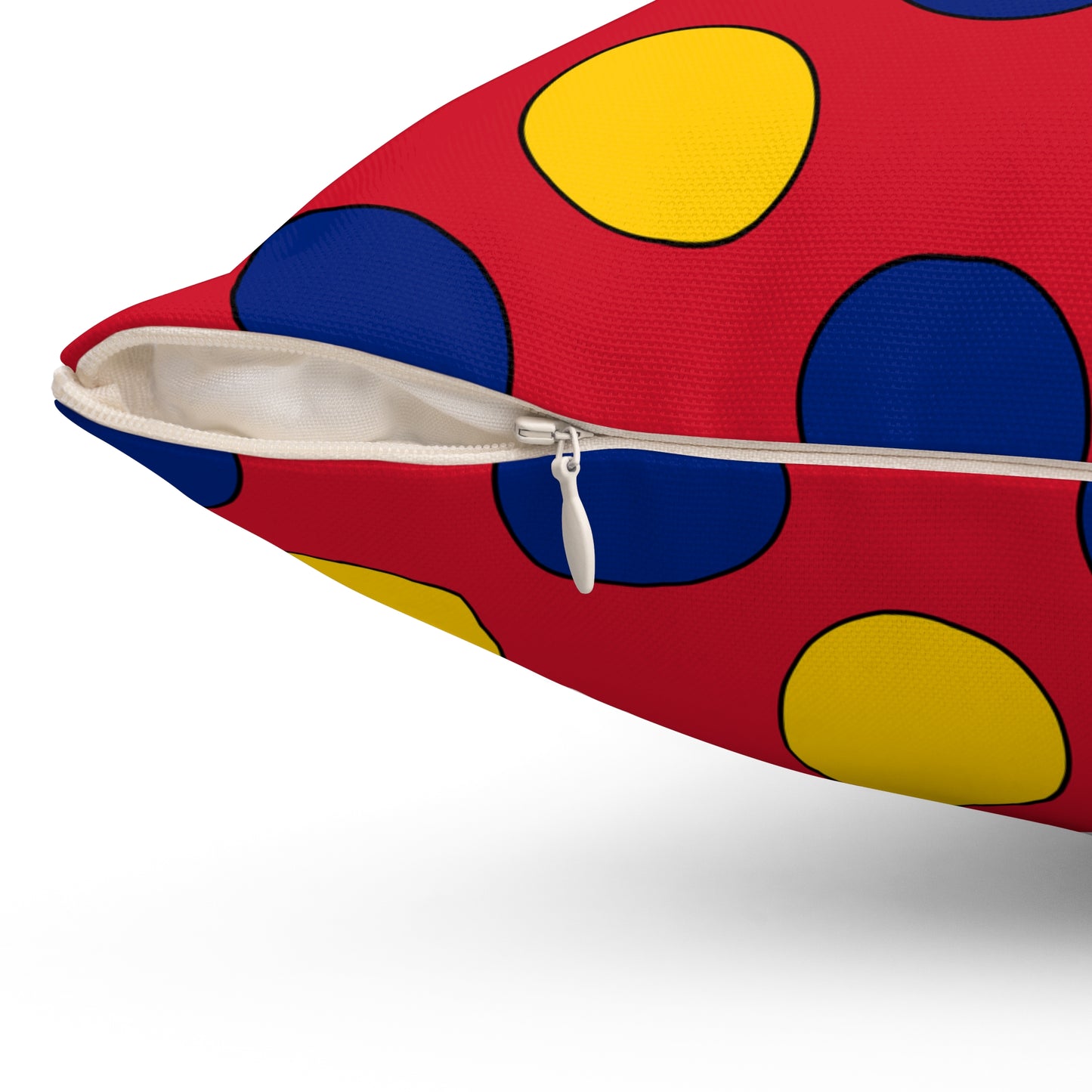 Venezuela Retro Polka Dots Cushion Pillow