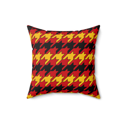 Timor Leste Retro Houndstooth Cushion Pillow
