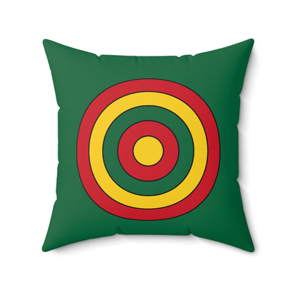 Ghana Retro Target Cushion Pillow