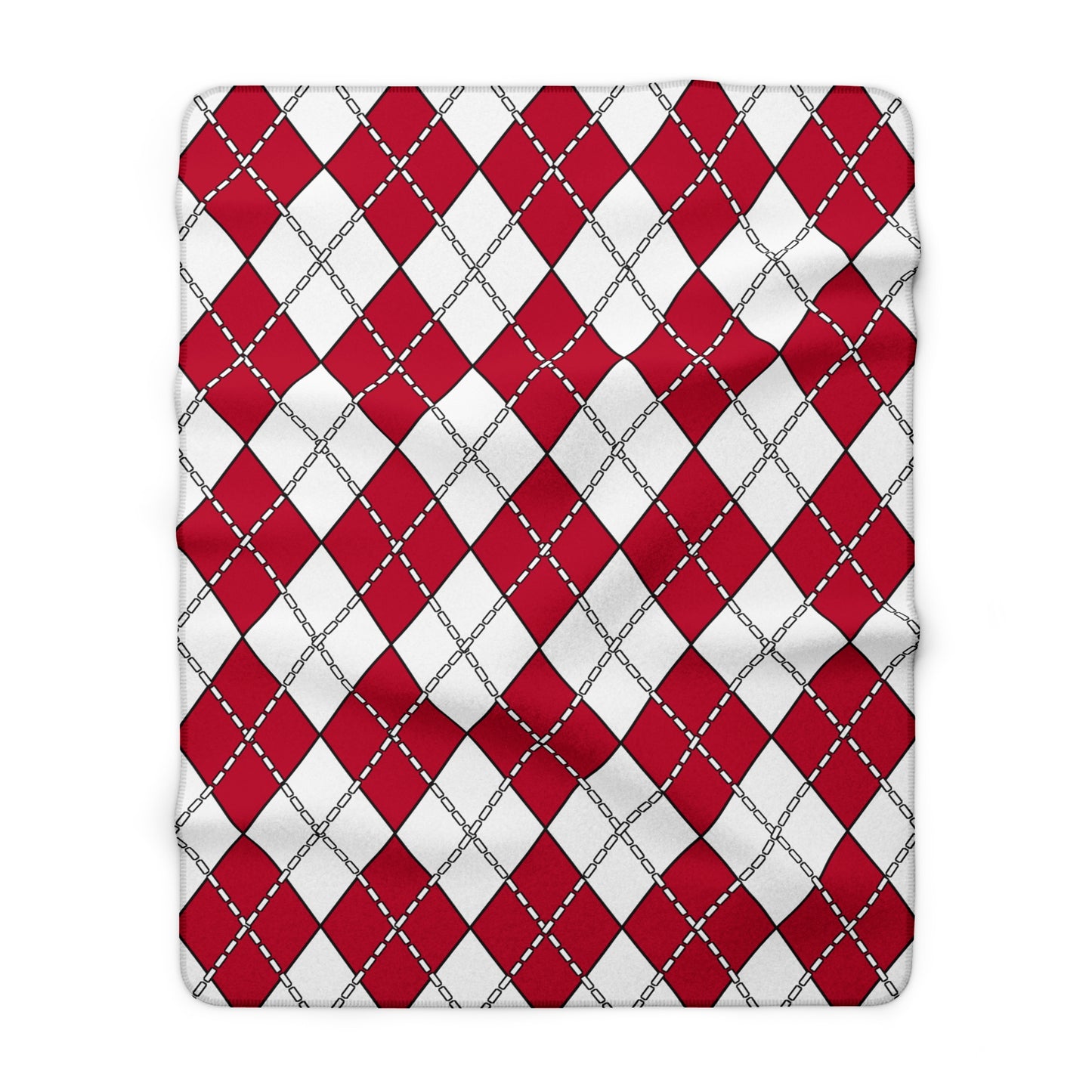Japan Retro Argyle Blanket Throw
