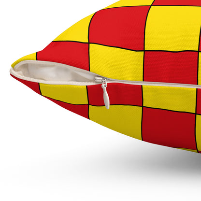 Catalonia Retro Check Cushion Pillow