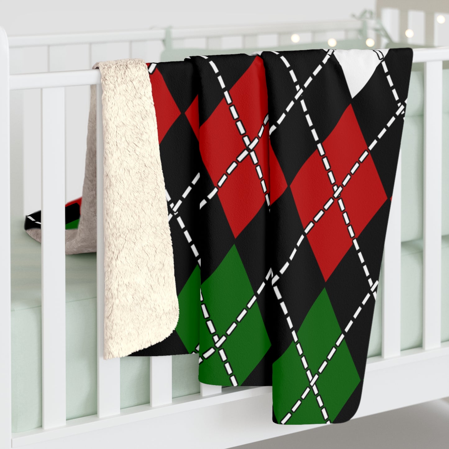 Kenya Retro Argyle Blanket Throw