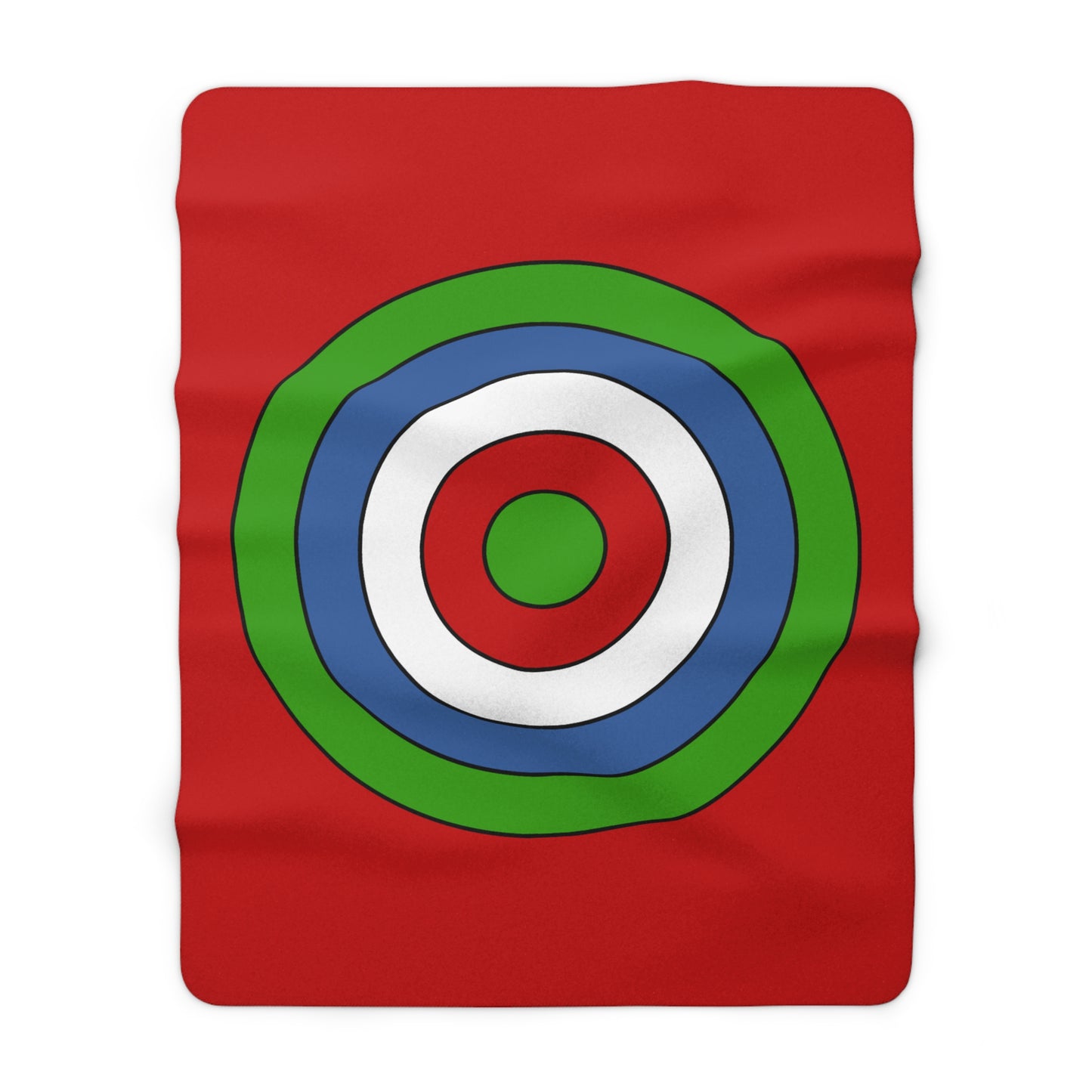 Namibia Retro Target Blanket Throw