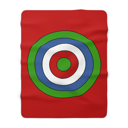 Namibia Retro Target Blanket Throw