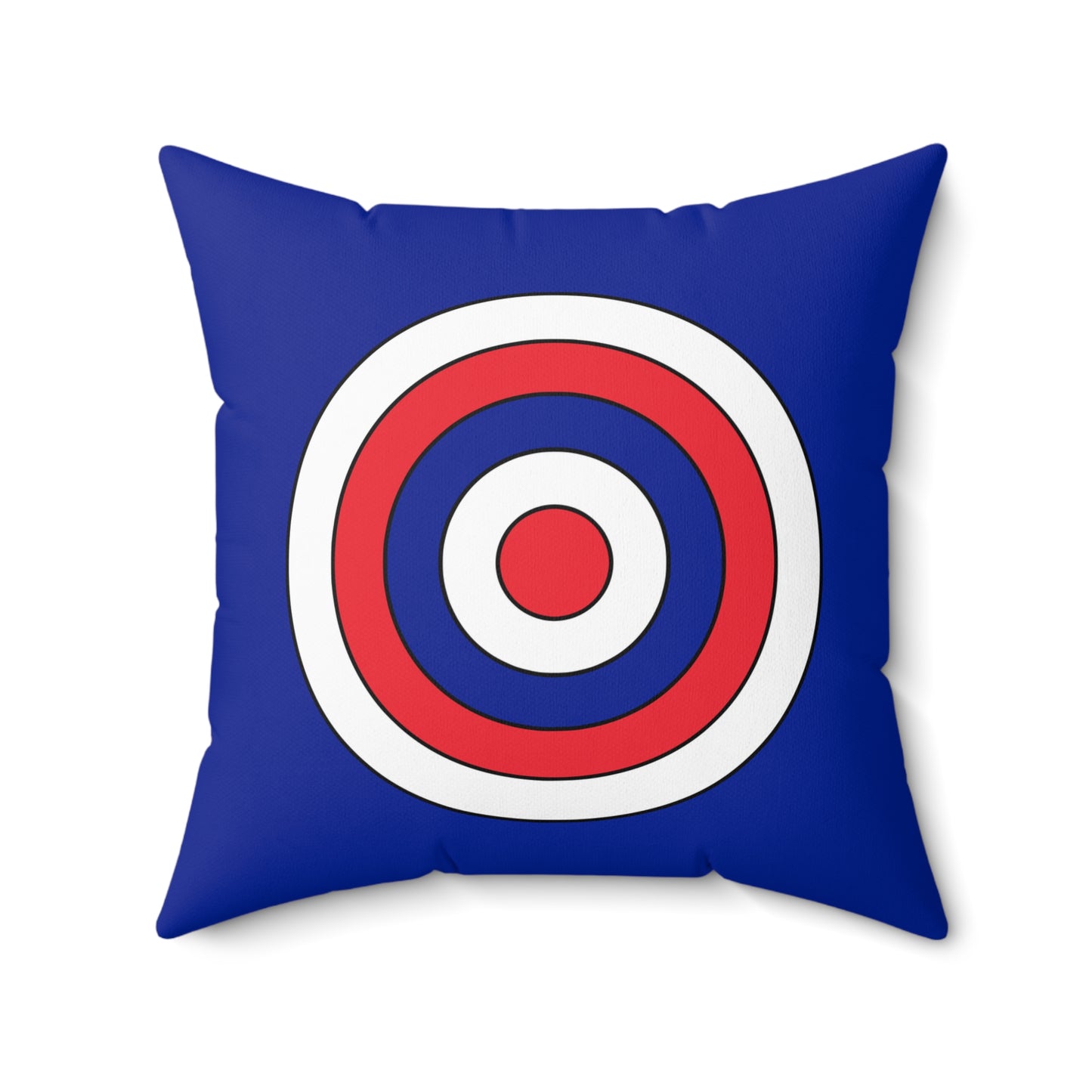 French Southern Territories Retro Target Cushion Pillow
