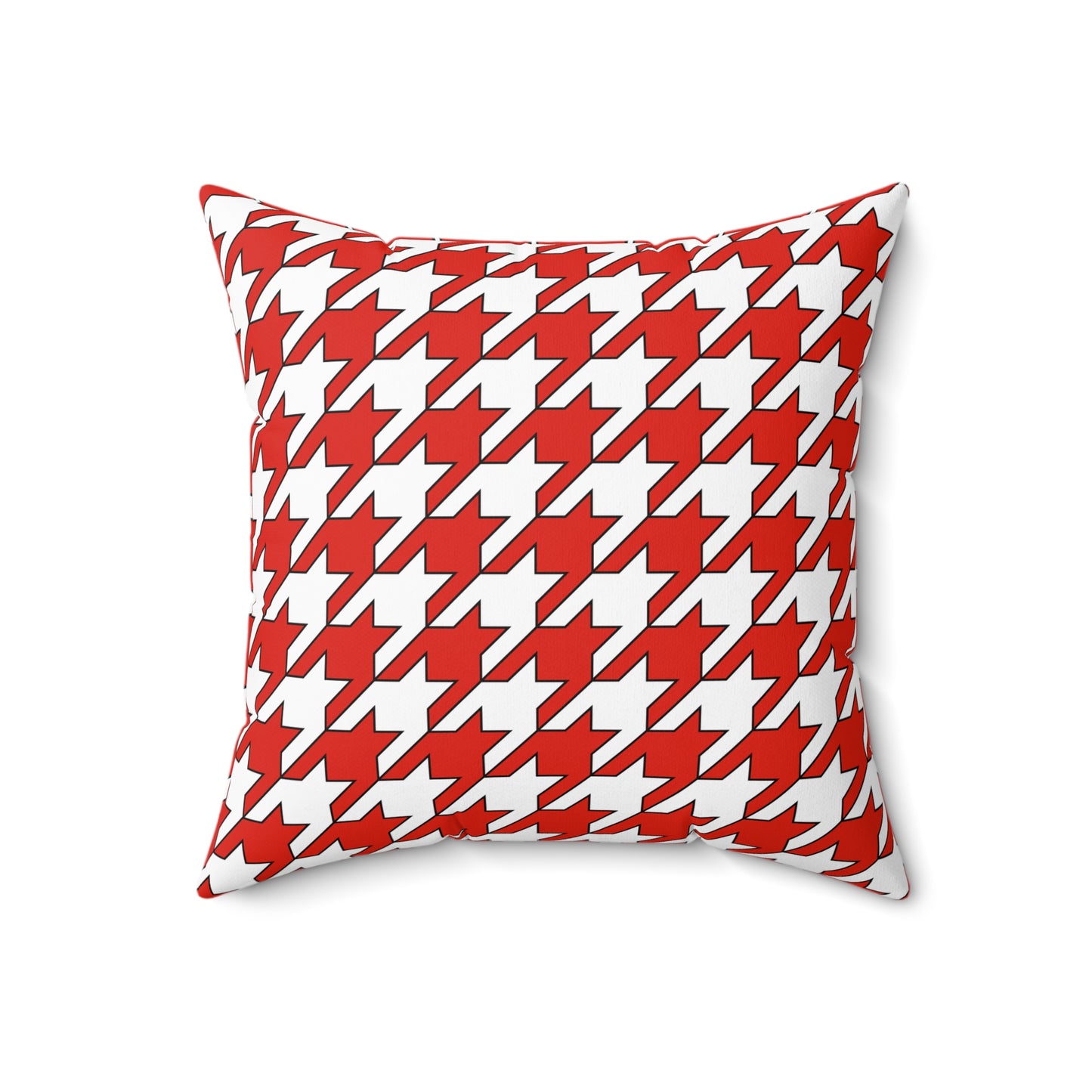 French Polynesia Retro Houndstooth Cushion Pillow