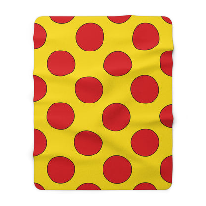 Catalonia Retro Polka Dots Blanket Throw