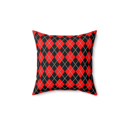 Albania Retro Argyle Cushion Pillow