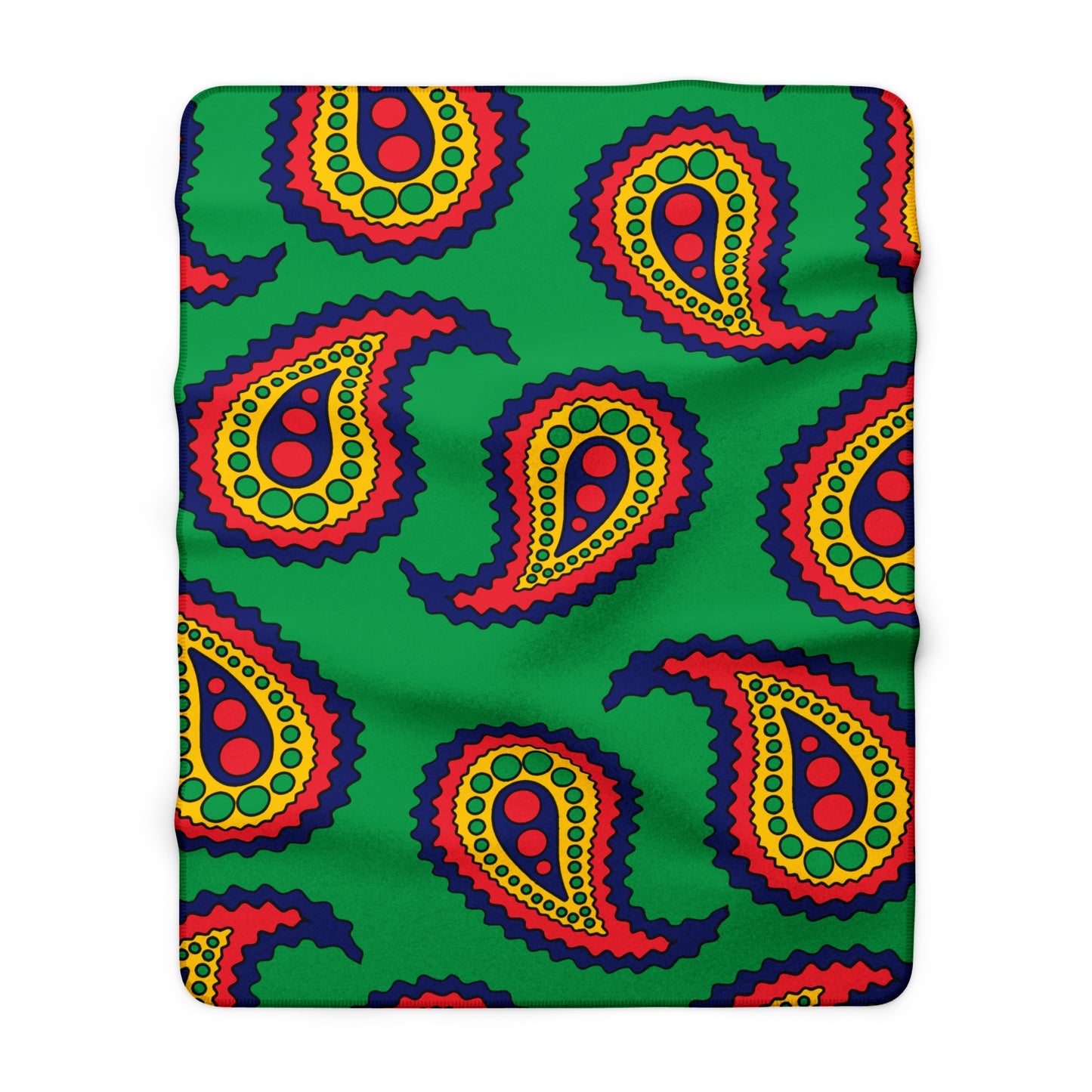 Mauritius Retro Paisley Blanket Throw