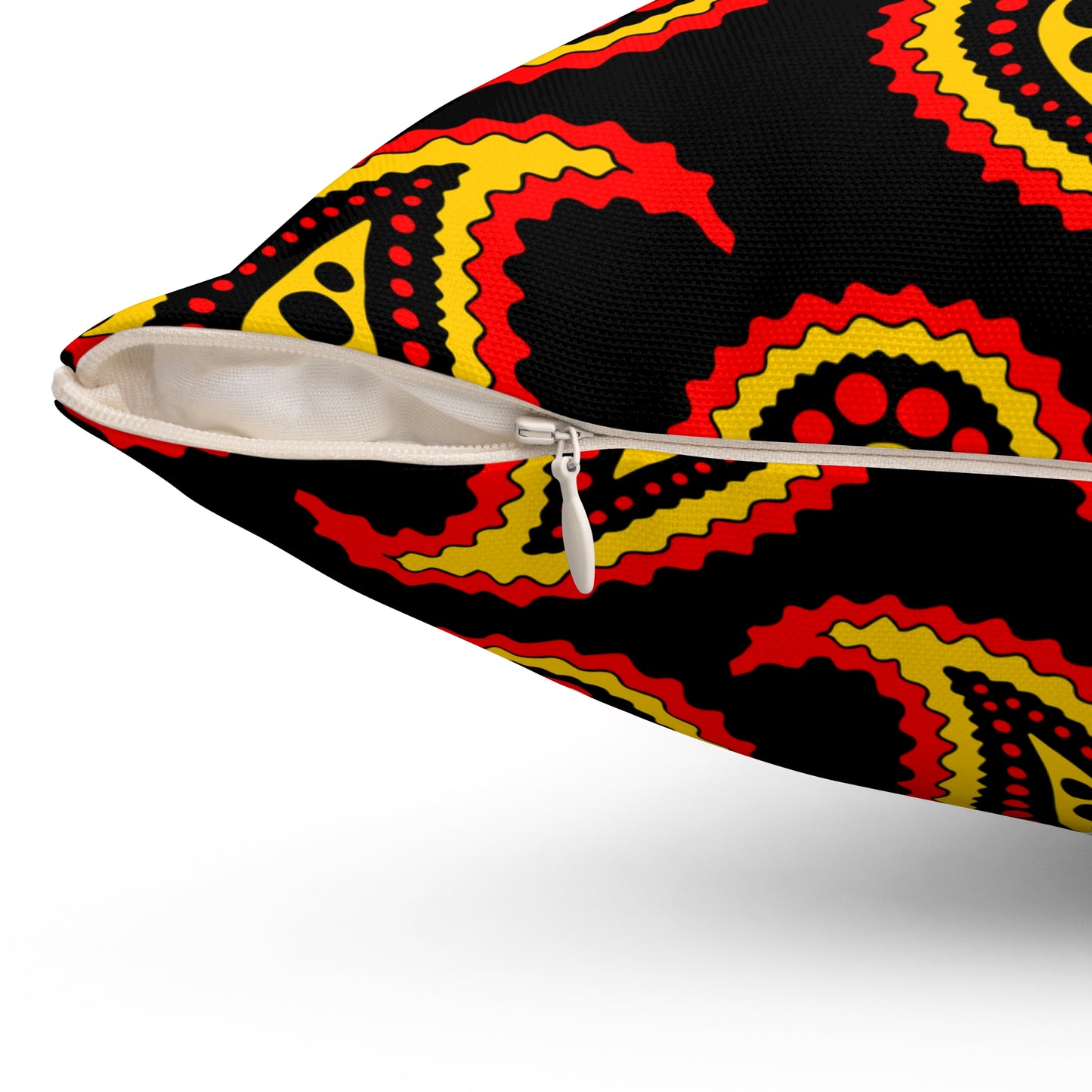 Papua New Guinea Retro Paisley Cushion Pillow
