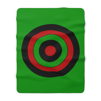Afghanistan Retro Target Blanket Throw