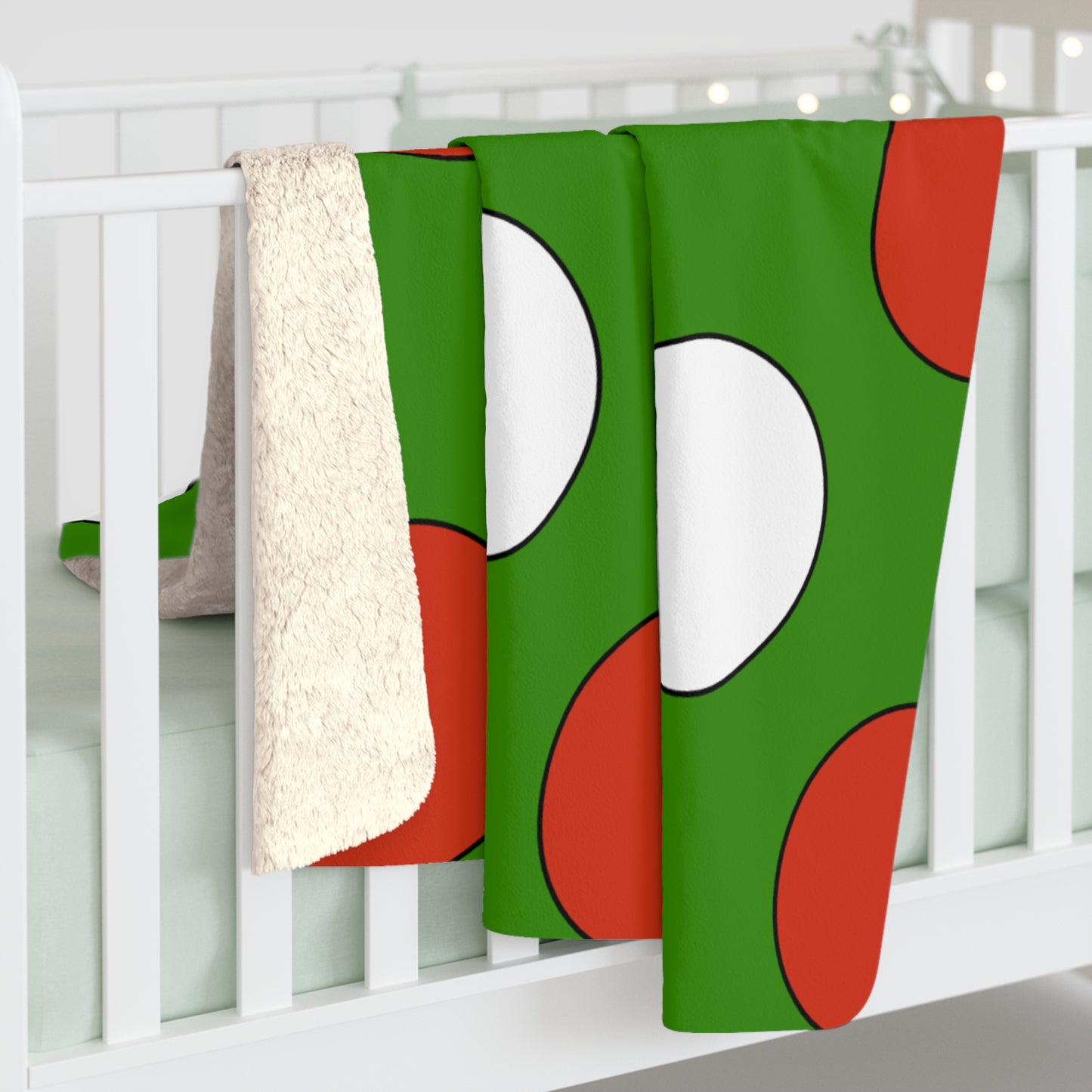 Hungary Retro Polka Dots Blanket Throw