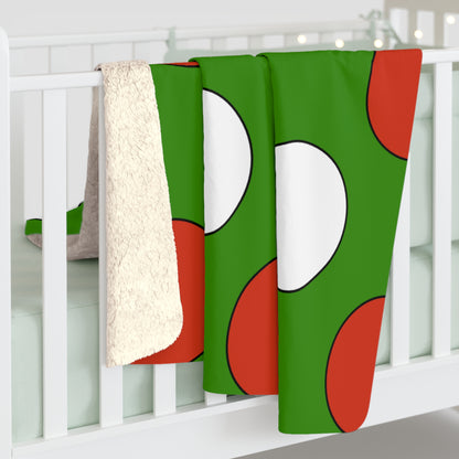 Hungary Retro Polka Dots Blanket Throw