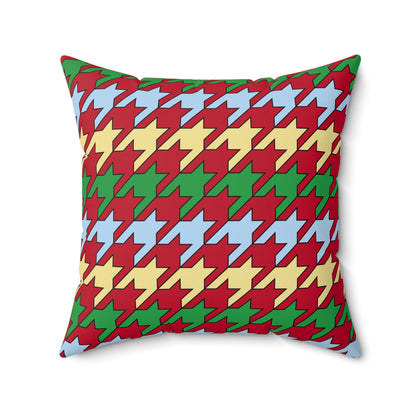Eritrea Retro Houndstooth Cushion Pillow