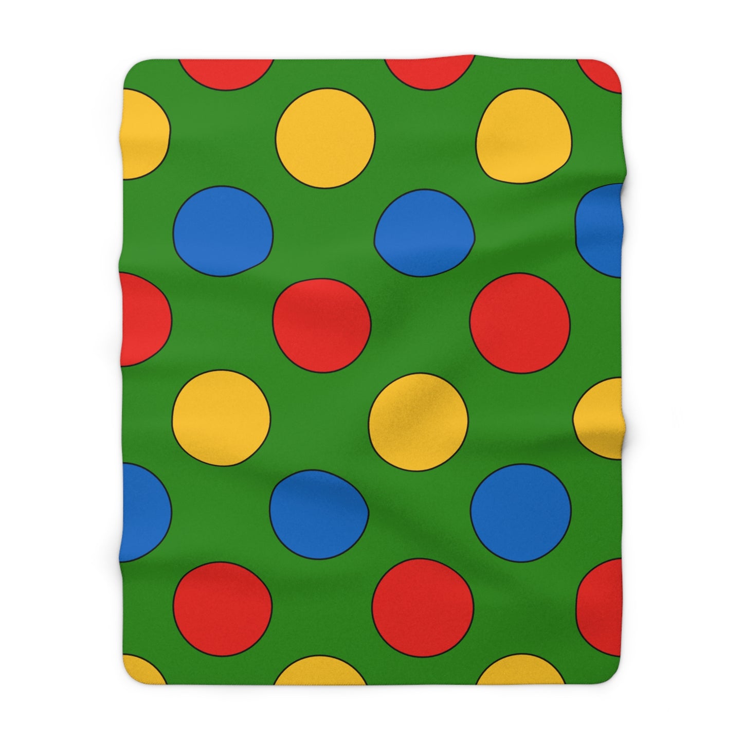 Ethiopia Retro Polka Dots Blanket Throw