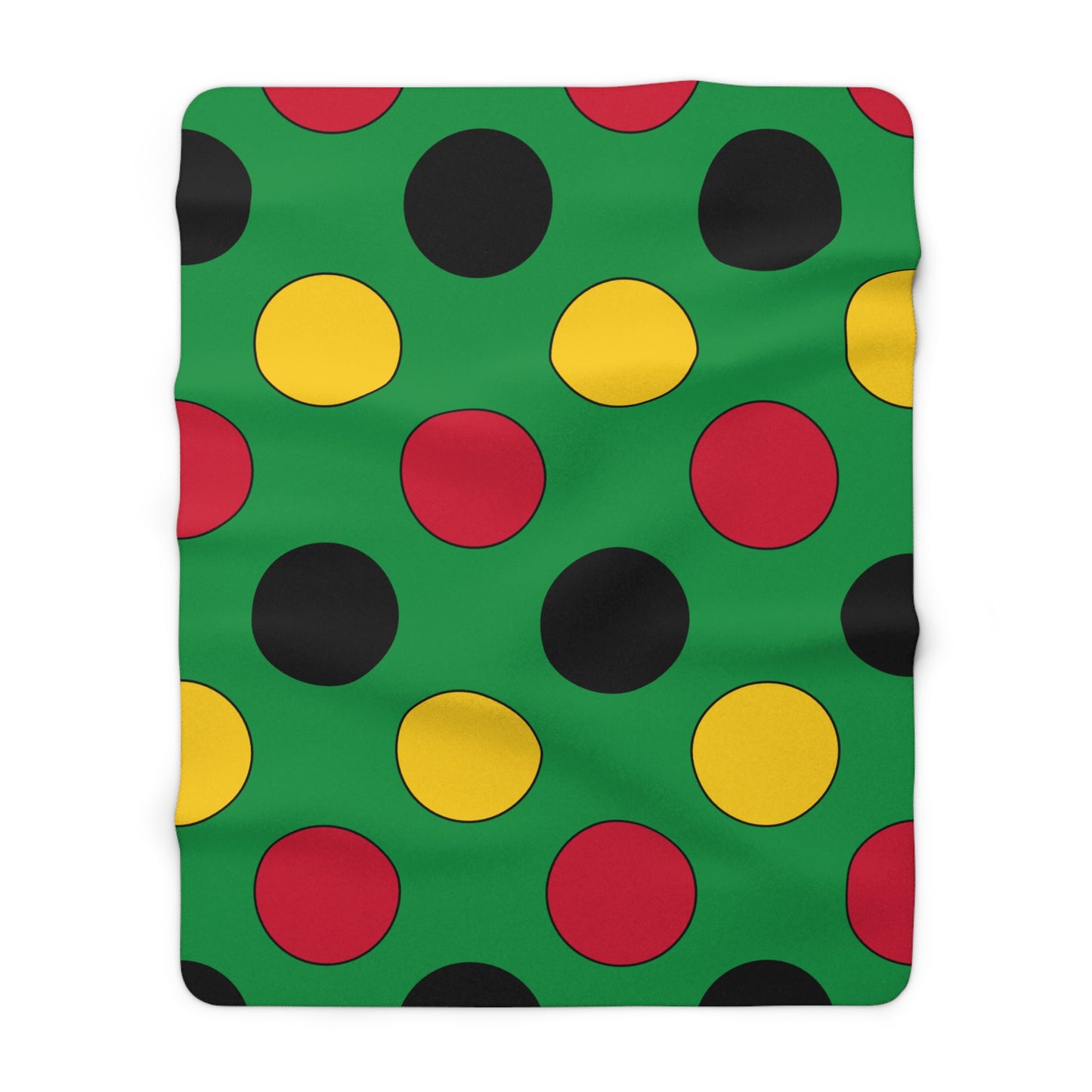 Vanuatu Retro Polka Dots Blanket Throw