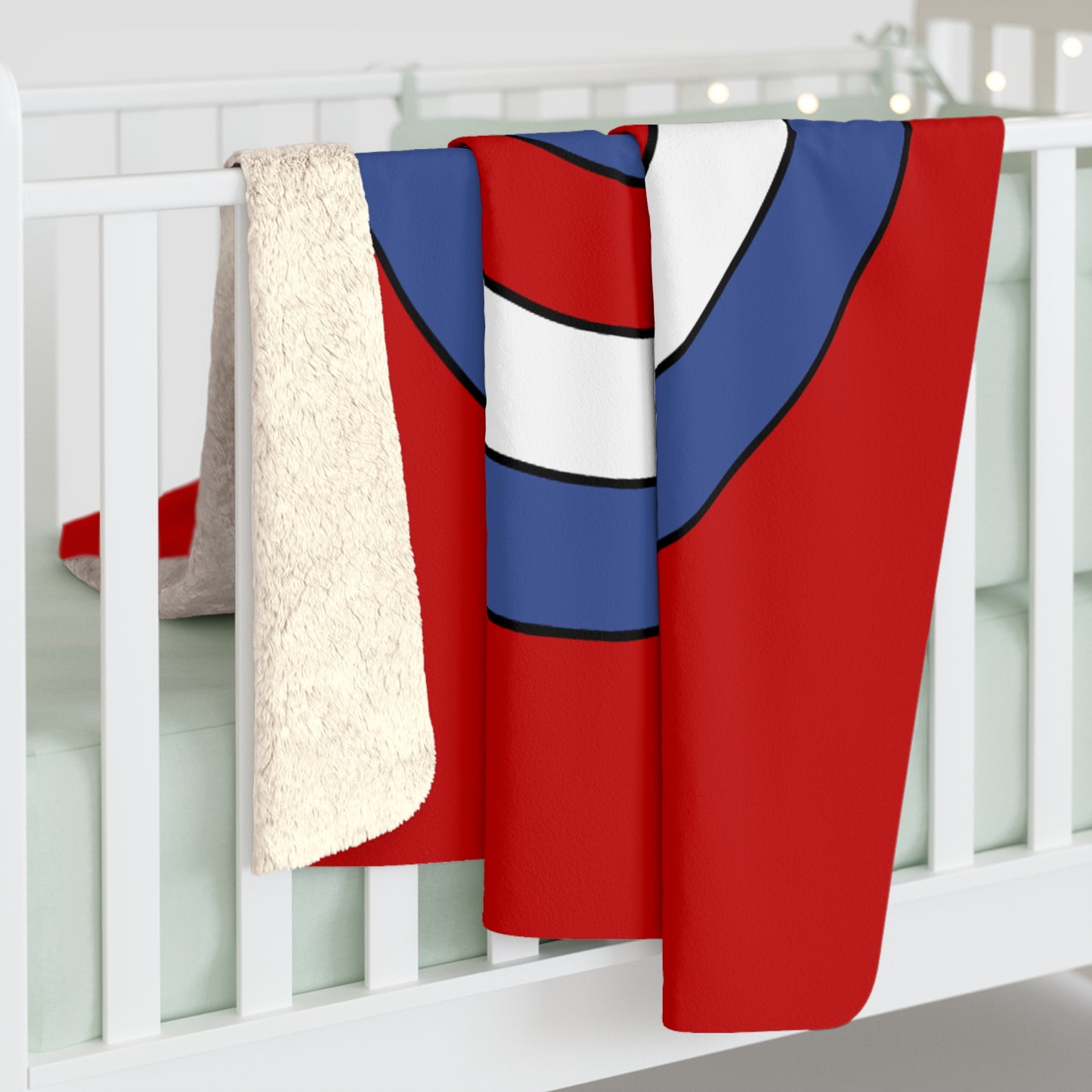 Democratic Peoples Republic Of Korea Retro Target Blanket Throw