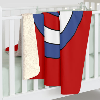 Democratic Peoples Republic Of Korea Retro Target Blanket Throw