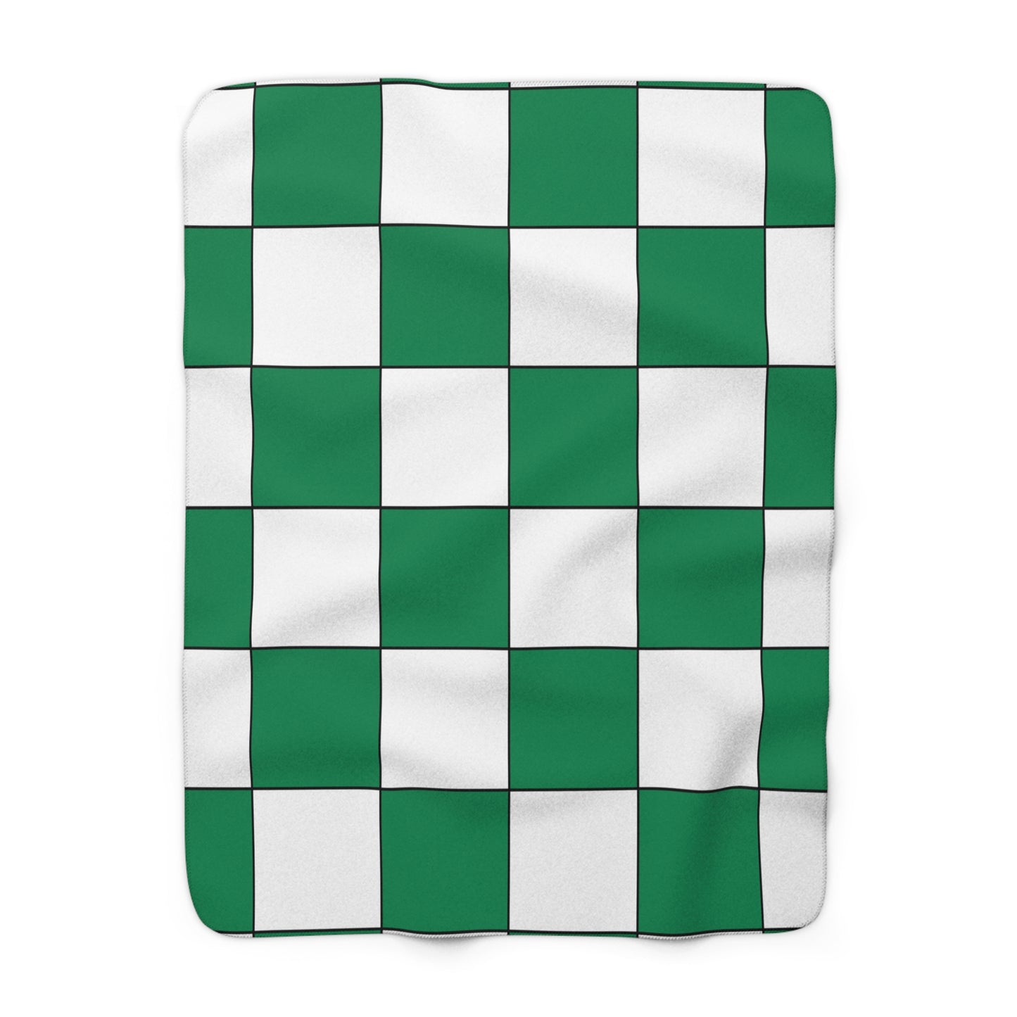 Nigeria Retro Check Blanket Throw