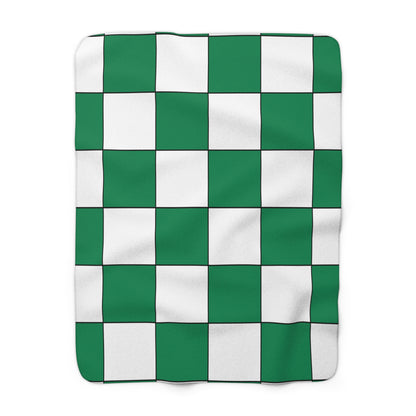 Nigeria Retro Check Blanket Throw