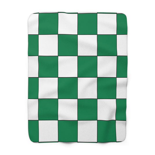 Nigeria Retro Check Blanket Throw