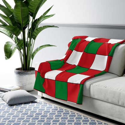 Belarus Retro Check Blanket Throw