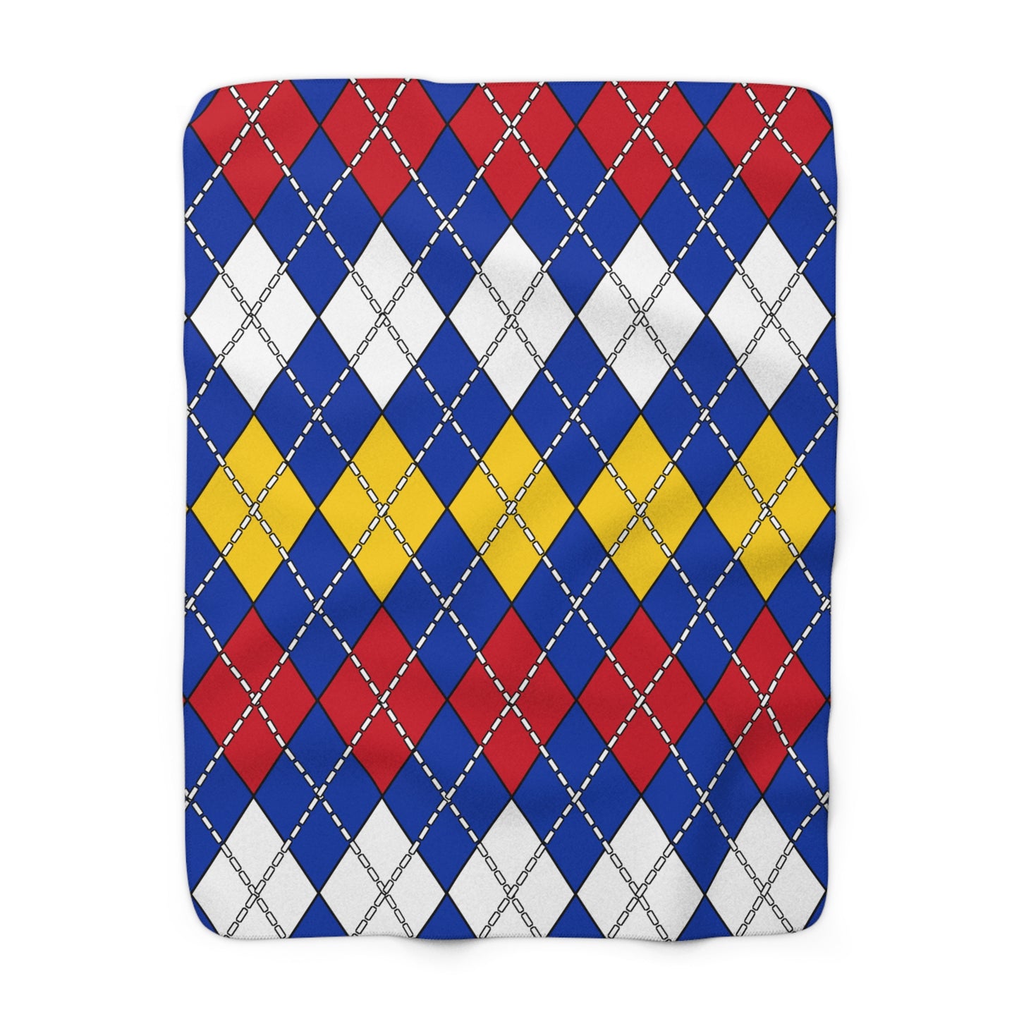 Philippines Retro Argyle Blanket Throw
